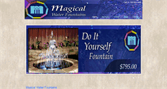 Desktop Screenshot of magicalwaterfountains.com