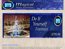 Tablet Screenshot of magicalwaterfountains.com